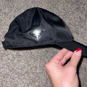 Prada Satin Ball Cap